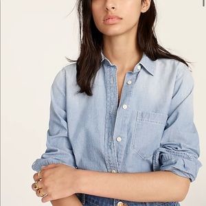 J Crew Denim Button Down XS